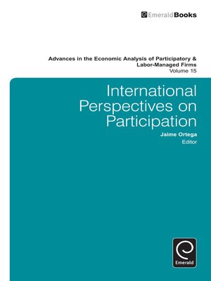 cover image of Advances in the Economic Analysis of Participatory and Labor-Managed Firms, Volume 15